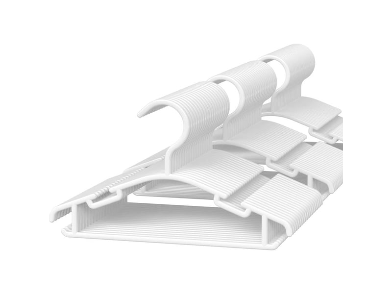 Cintres pour bébé pour placard – cintres pour bébé, lot de 60 cintres en plastique pour enfants, cintres pour vêtements pour nourrissons et tout-petits, blancs - Conforama A