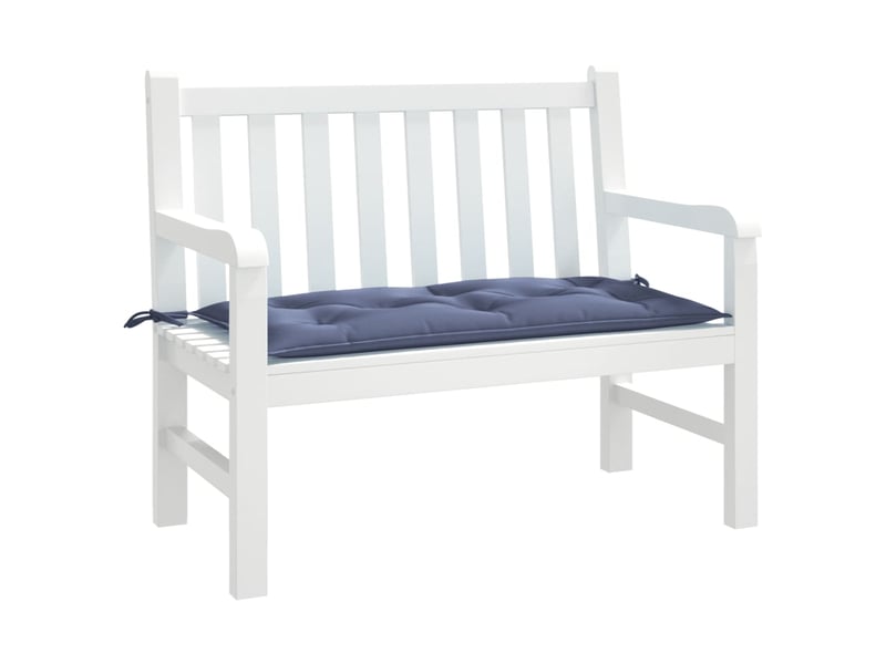  Coussin de banc de jardin, coussin d'assise bleu marine 100x50x7 cm tissu oxford cf52683  - Conforama C