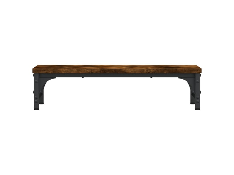  Support de moniteur table meuble bureau 55 x 23 x 14 cm bois d'ingénierie marron 02_0044893  - Conforama B