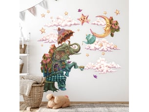 Sticker mural - animaux de contes de fées100x132 cm