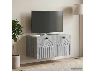 Meuble tv coloris gris 59.5 cm <strong></strong>  <strong></strong>