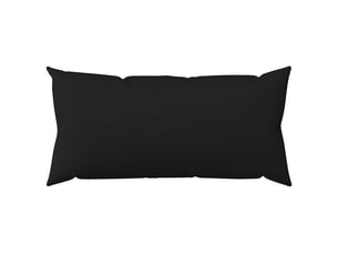 Lot de 6 housses de coussin heerlen noir 40 x 70 cm tissu cf49698