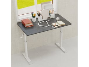 Bureau enfant FLORAGRACE 100 cm coloris gris