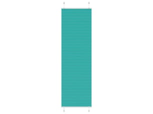 Store plissé, store de fenêtre vert pétrole 65x200 cm largeur du tissu 64,4 cm cf47096