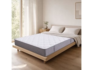 Matelas 140x200 cm VVBV N634P455465A Ressorts ensachés + mousse soutien Ferme épaisseur 25 cm