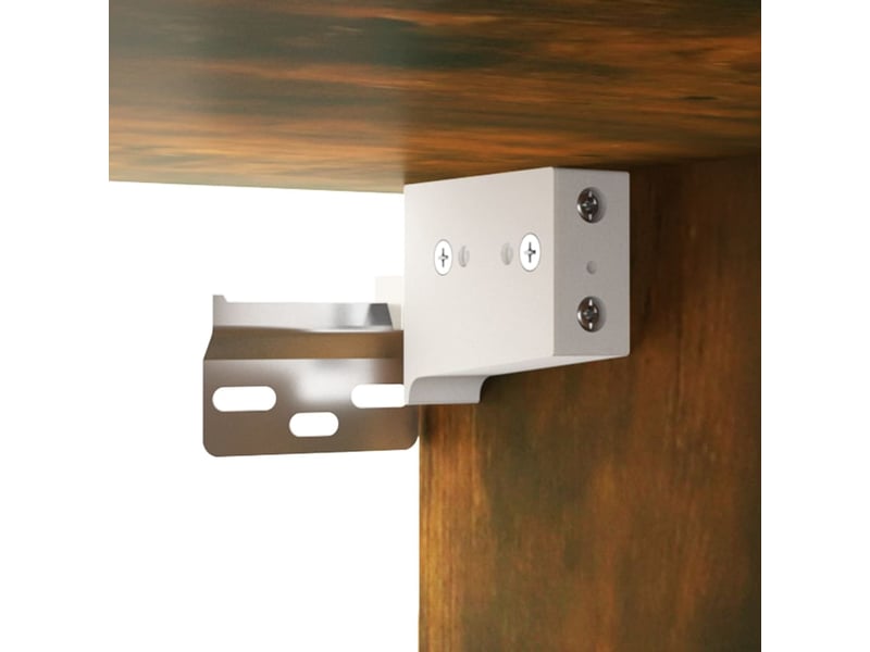  Meubles de salle de bain, armoire salle de bain chêne fumé bois d'ingénierie cf65462  - Conforama D