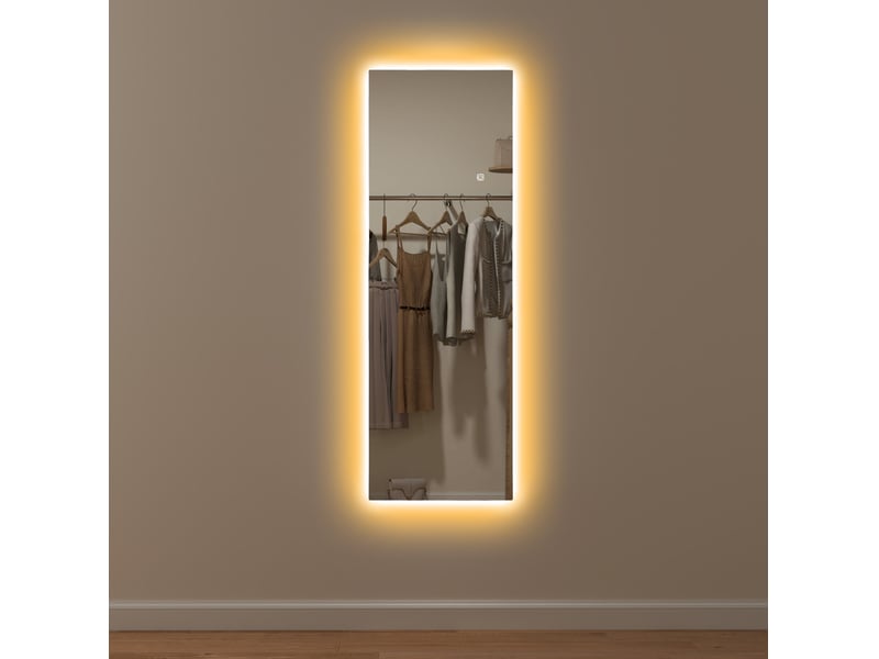  Miroir plein pied led tactile 40 x 120 cm sans cadre evryae  - Conforama C