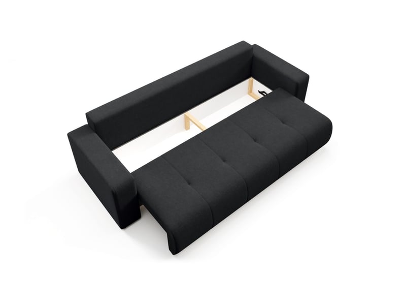 Canapé convertible molinio noir - Conforama E