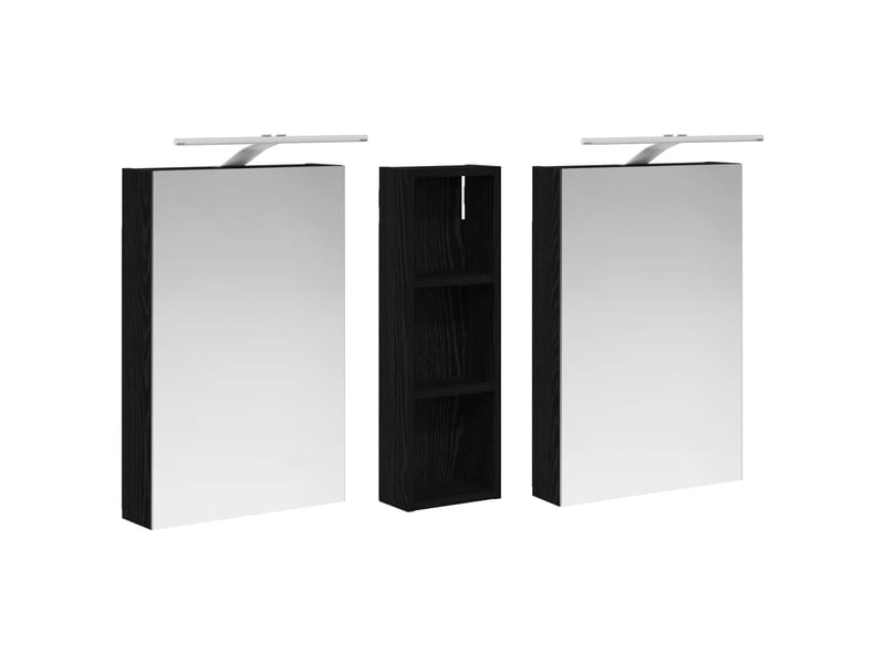 Ensemble de meubles de salle de bain 3 pcs 100x10.5x60.5 cm shl6962 - Conforama E