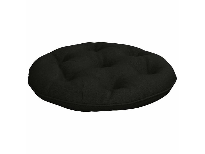  Coussin de chaise suspendue, coussin d'assise vianen 100 % polyester noir cf54285  - Conforama A