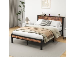 Lit avec rangement 140x200 cm <strong>HAUSS SPOLE</strong>  <strong></strong> coloris bicolore
