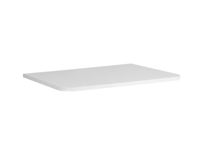  Meuble sous vasque suspendu linea 60 cm blanc avec plan de travail  - Conforama R
