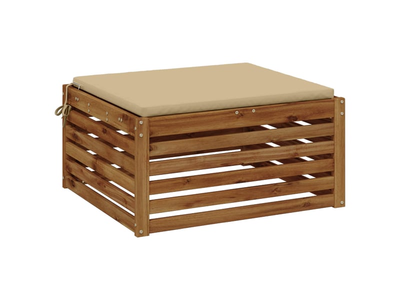 Coussin de siège, coussin d'assise 1 pièce soest 100 % polyester beige cf55543 - Conforama C