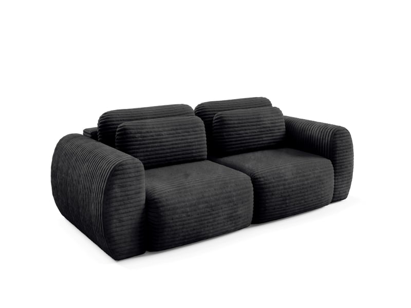  Canapé convertible premium cloud noir  - Conforama B