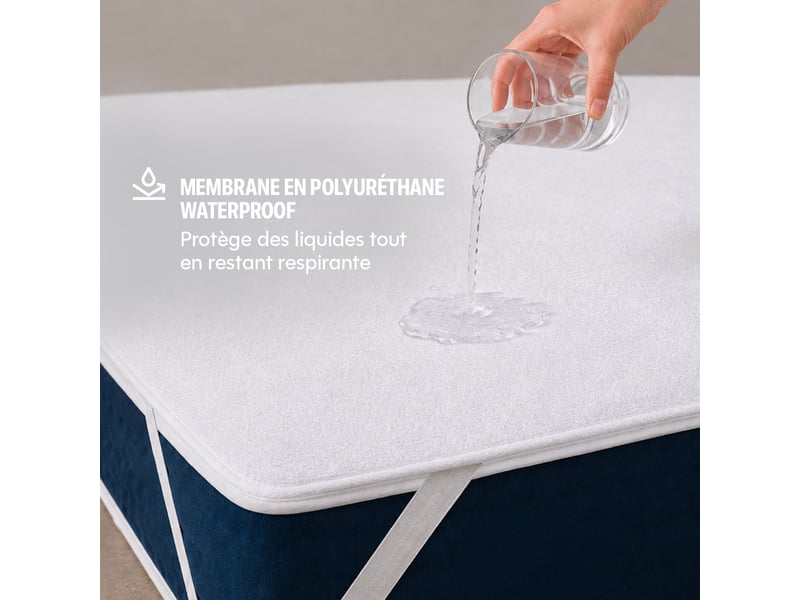  Alèse imperméable et respirante 160x200cm - protège-matelas - morphea Alèse - Conforama C