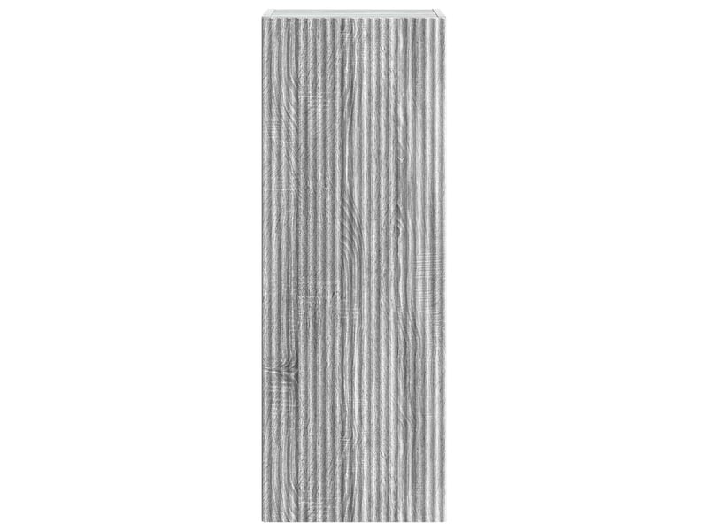  Armoire murale salon 33x34,5x90cm bois d'ingénierie sonoma gris shl2602  - Conforama D