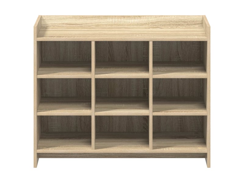 Meuble à chaussures, armoire à chaussures chêne sonoma 85x39,5x70 cm  - Conforama D