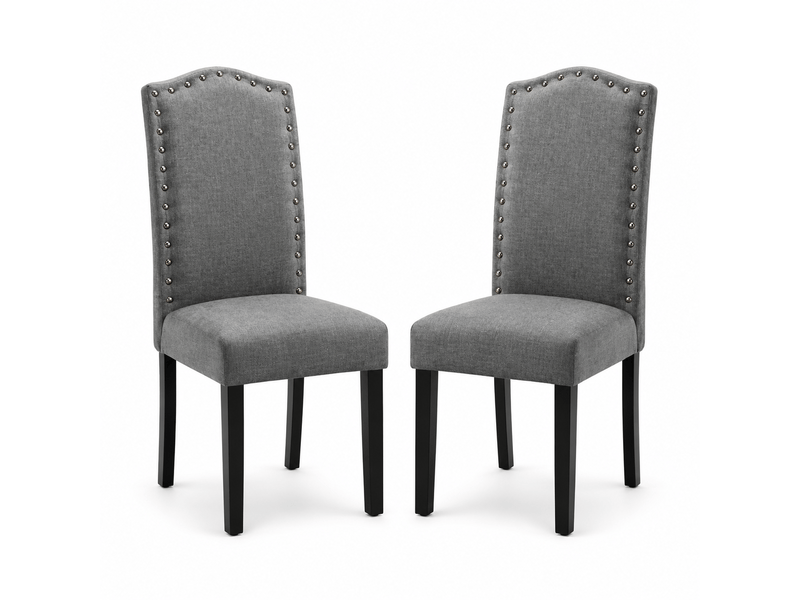  Chaise à dossier haut moderne - lot de 2 - salle à manger, salon, bureau, cuisine  - Conforama A