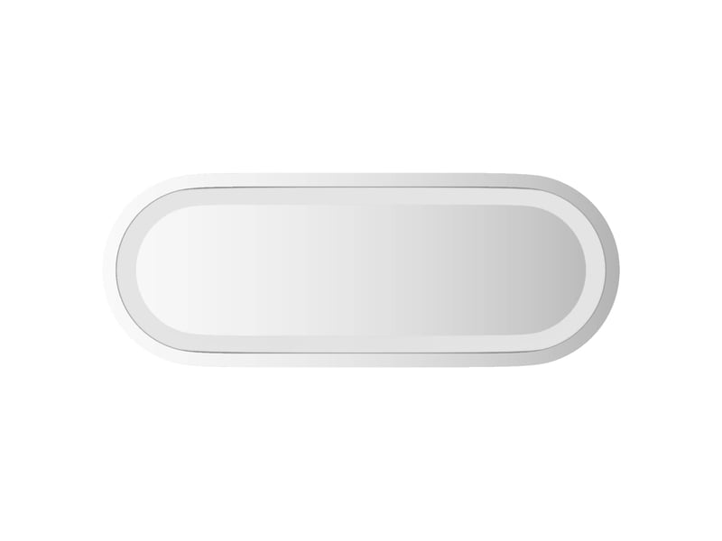  Miroir de salle de bain, miroir de toilette led transparent 40 x 15 cm verre trempé cf62570  - Conforama A