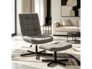 Fauteuil relax électrique  RAELUNYI Cuir / Tissu noir