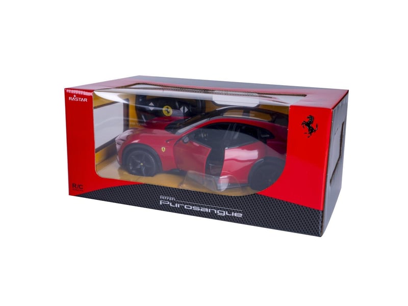  Voiture télécommandée ferrari purosangue 1:14 rouge 2,4ghz porte manuelle 402256 - Conforama C