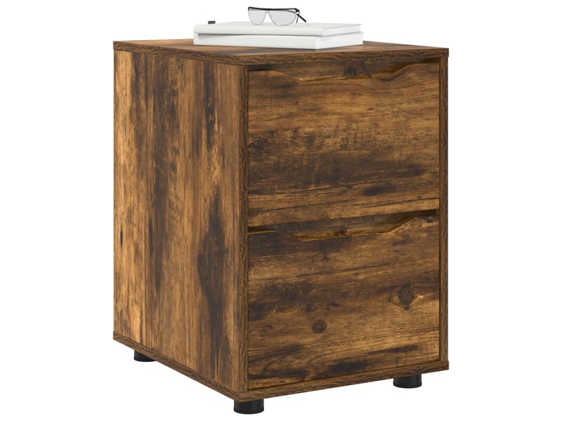  Armoire de rangement, commode de rangement 40 x 48 x 57 cm bois d'ingénierie shl9455  - Conforama C