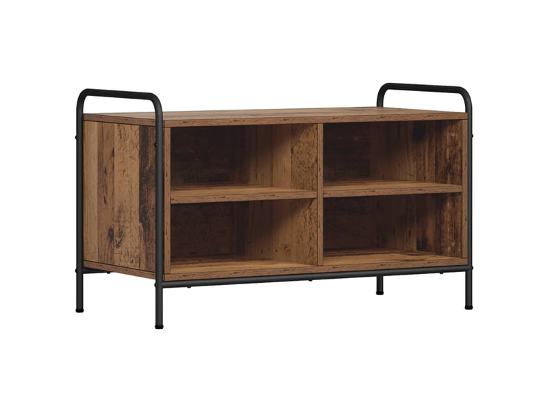 Meuble tv, banc tv 140x39,5x50 cm bois ancien bois d'ingénierie shl48698  - Conforama A