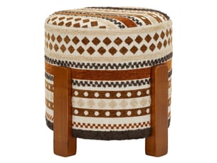 Pouf / repose pied   multicolore