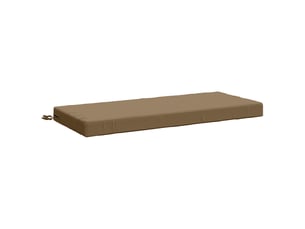 Coussin de banc, coussin d'assise, coussin de canapé soest 100 % polyester taupe 110 x 50 x 8 cm cf53579