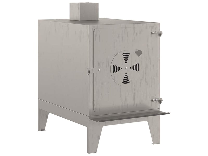 Réchaud de camping 35x50x60 cm acier corten - Conforama E