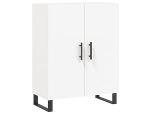 Buffet - bahut - meuble de rangement blanc 69,5x34x90 cm bois d'ingénierie
