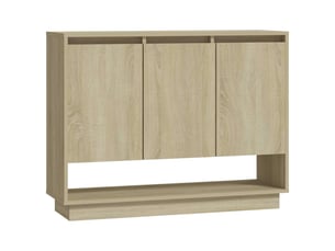Buffet - bahut - meuble de rangement chêne sonoma 97x31x75 cm bois d'ingénierie