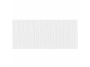 Rideau en dentelle, rideau ajouré, voilage blanc 220 x 900 cm polyester cf43734