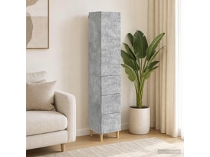 Armoire     <strong></strong> <strong></strong> coloris gris largeur 33 cm