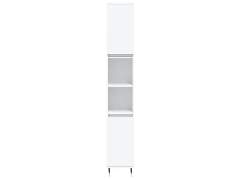 Ensemble de meubles salle de bain 3 pcs blanc bois d'ingénierie cf63940 - Conforama D