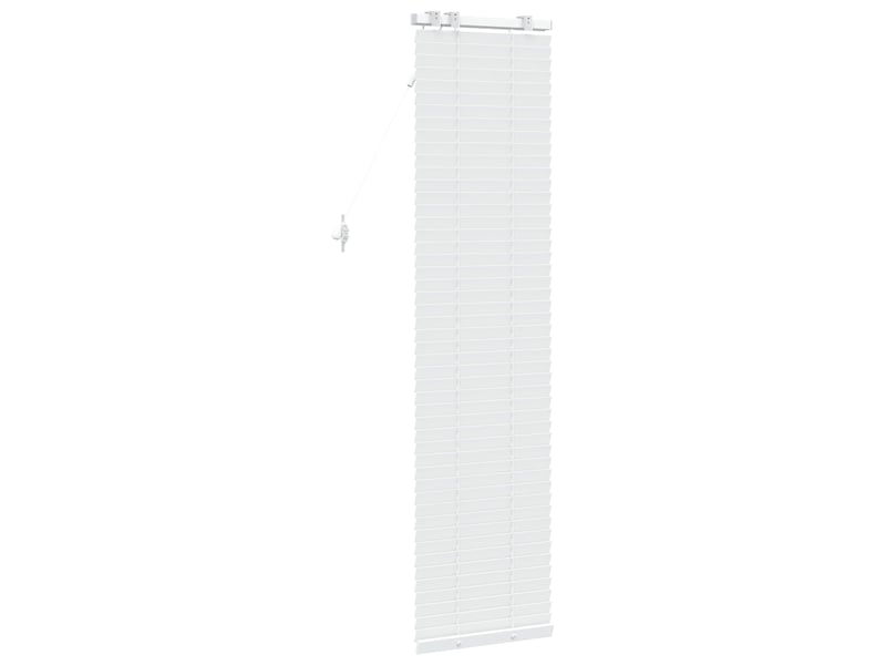 Store vénitien, store de fenêtre blanc 40 x 160 cm 35 mm bois de paulownia massif cf47802 - Conforama D
