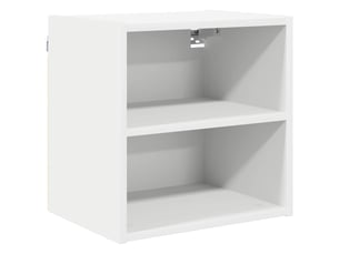 Meuble de rangement cuisine, armoire suspendue blanc 40x29,5x40cm bois d'ingénierie