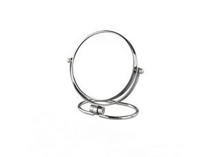 Miroir de maquillage pliable double face, miroir de courtoisie de table et mural, miroir double face 1x3x,7 pouces