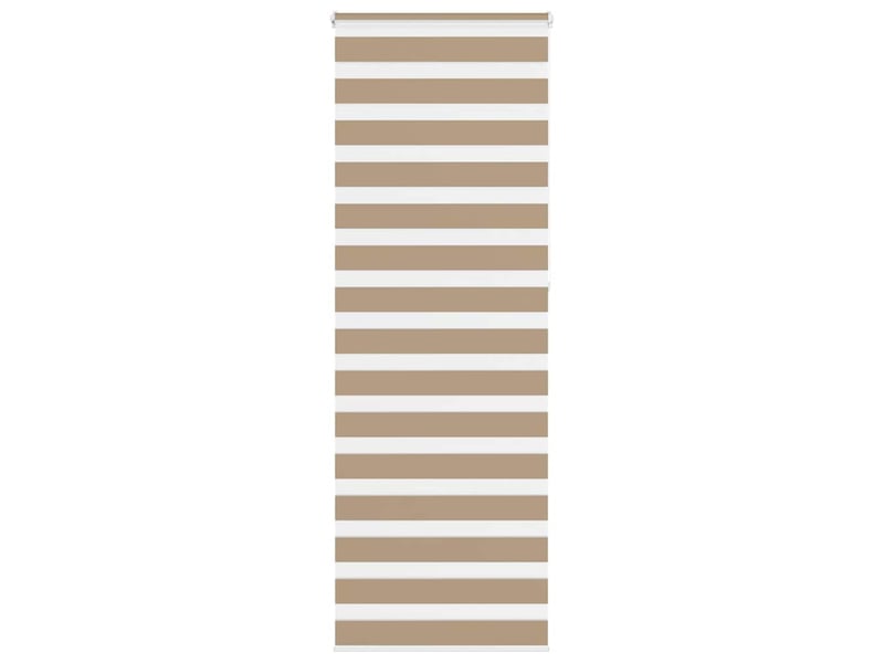  Store zèbre, store de fenêtre marron sable largeur du tissu 75,9 cm polyester cf48832  - Conforama B