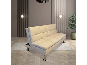 Banquette lit clic clac couchage Occasionnel <strong>DESIGNETSAMAISON</strong> <strong>Vanan02</strong> beige
