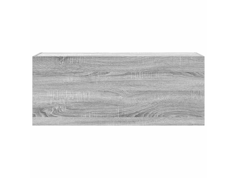  Armoire murale de bain, meuble de rangement sonoma gris 100x25x40 cm bois ingénierie  - Conforama E