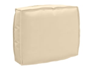 Coussin pour chaisecanapé beige 50 x 40 x 12 cm tissu oxford cf51347