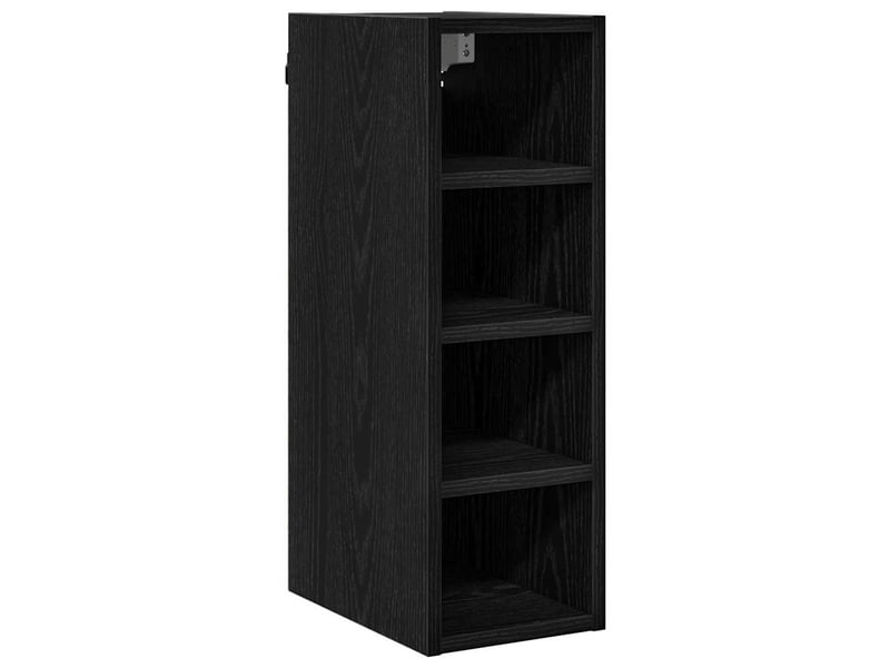  Meuble de rangement cuisine, armoire suspendue chêne noir 20x29,5x60cm  - Conforama A