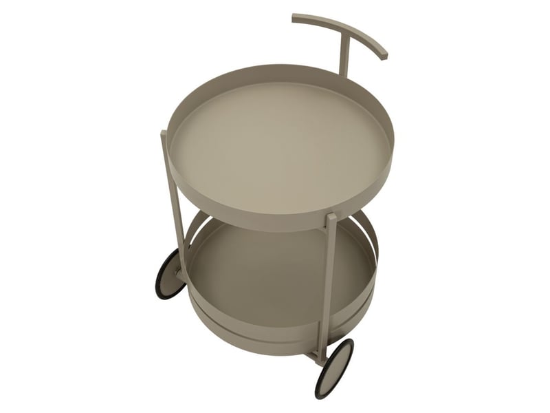  Desserte saturno en métal taupe  - Conforama D