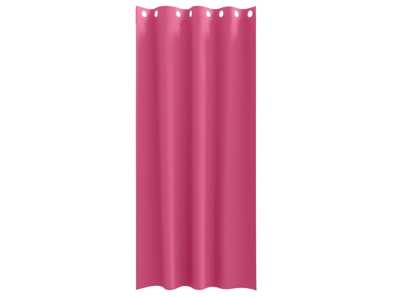  Lot de 2 rideaux occultants, rideaux black-out avec anneaux rose vif 260 x 140 cm cf44766  - Conforama D