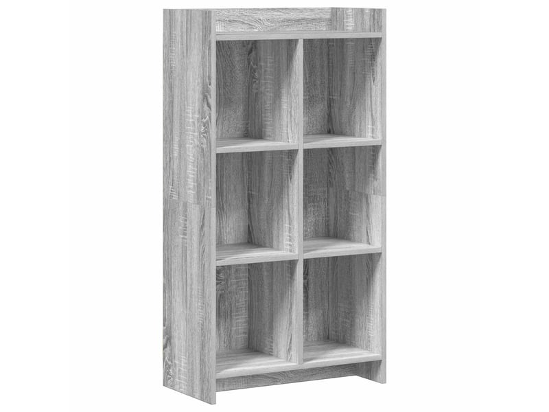 Bibliothèque, meuble de rangement salon sonoma gris 59 x 30 x 111 cm bois d'ingénierie - Conforama A