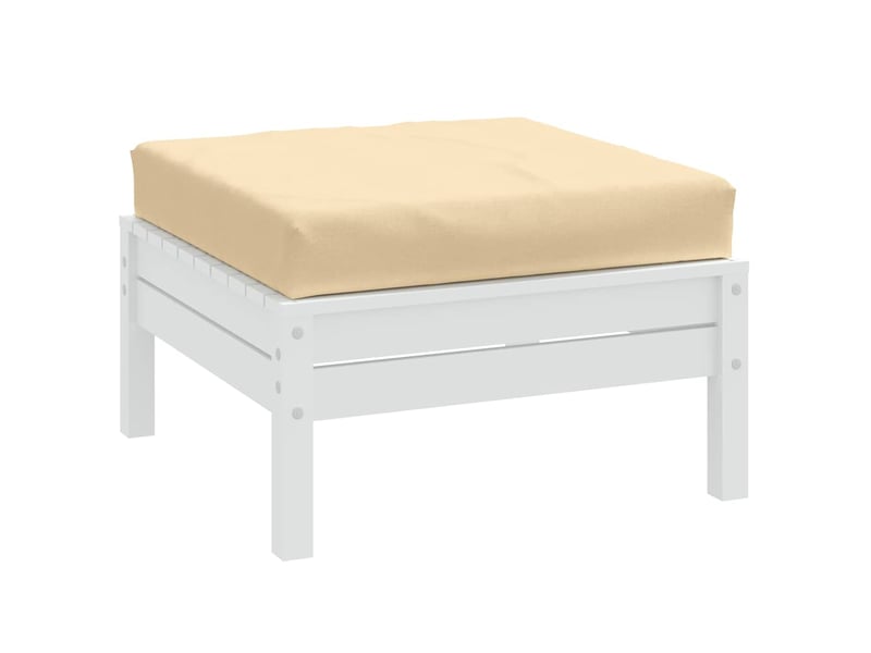  Coussin de palette, coussin de chaise, coussin de canapé beige mélangé 60x60x9,5 cm tissu cf55295  - Conforama B