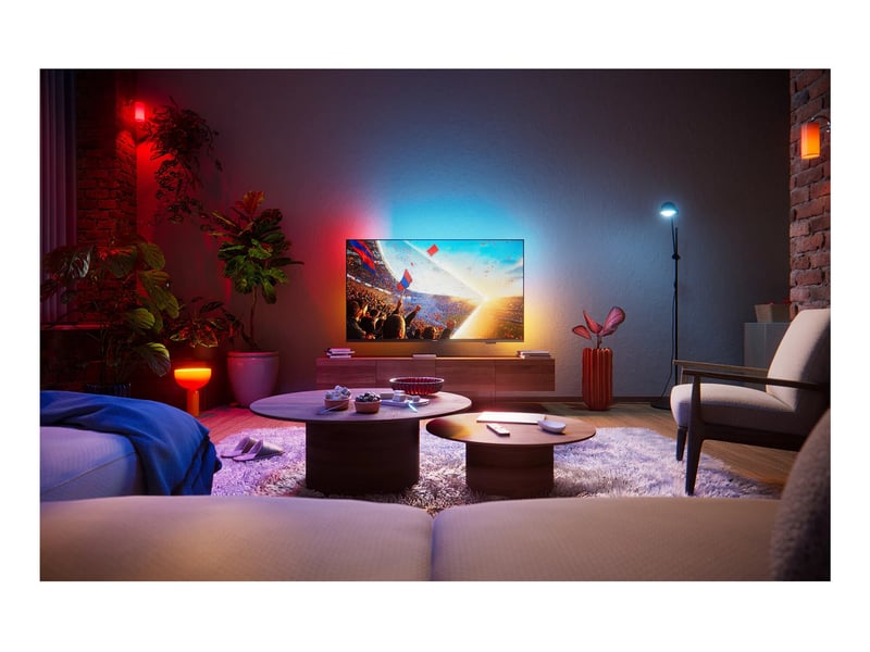  Philips ambilight tv 50pus800112 téléviseur intelligent 4k led, 50 pouces  - Conforama D