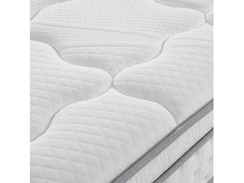  Matelas 160x200 cm, 25 cm d'épaisseur, hybride, soutien mi-ferme, 7 zones de confort, respirant  - Conforama E