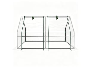Mini serre de jardin vert foncé 200x100x80 cm protection des plantes